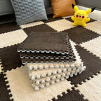 Interlocking Puzzle Foam Floor Mat Tiles - Checkerboard Pattern