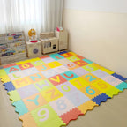 Interlocking Puzzle Play Mat Tiles - Alphabet and Number