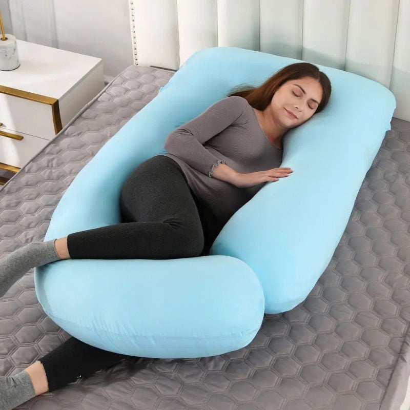 J-Shaped Full Body Maternity Pillow for Pregnancy