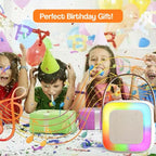 Karaoke Machine for Kids - Portable Bluetooth Speaker with Wireless Microphones
