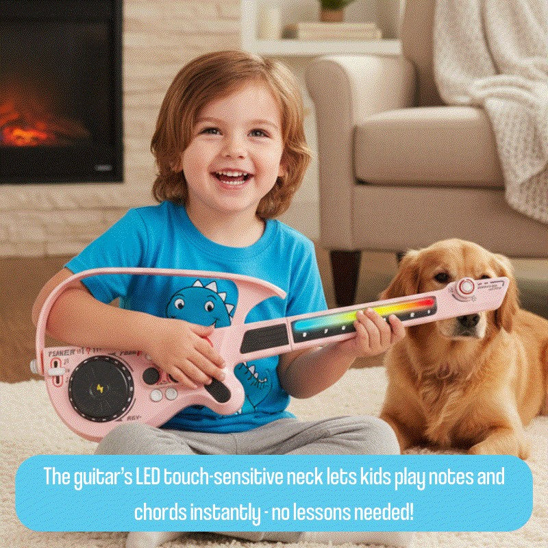 Karaoke Microphone Set with LED Stand - Rockstar Bundle