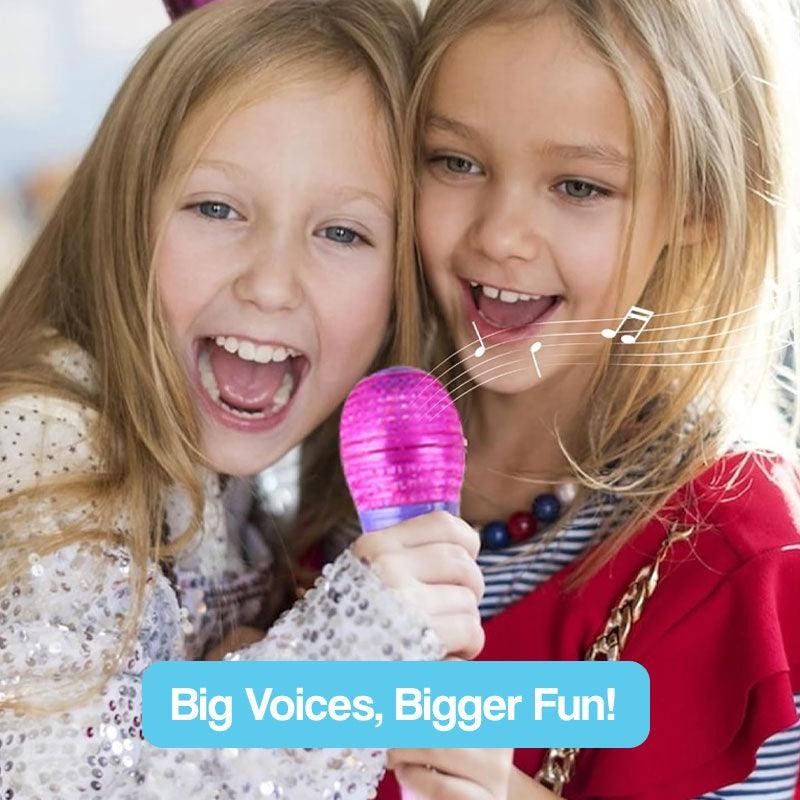 Karaoke Microphone Set with LED Stand - Rockstar Bundle