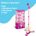 Karaoke Microphone Set with LED Stand - Rockstar Bundle