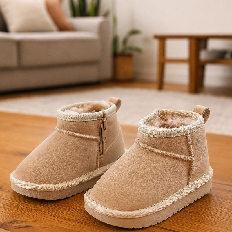 Kids' Ankle Boots - Side Zip Winter Boots