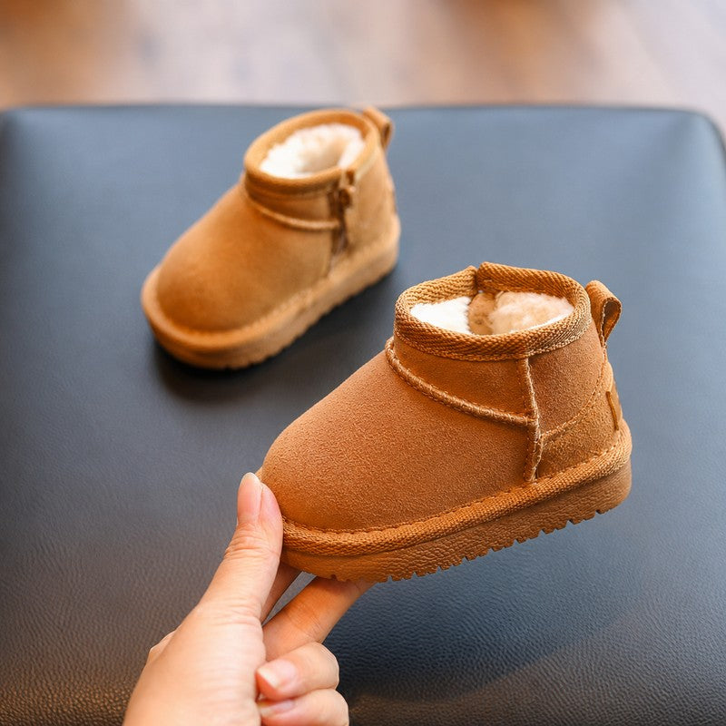 Kids' Ankle Boots - Side Zip Winter Boots