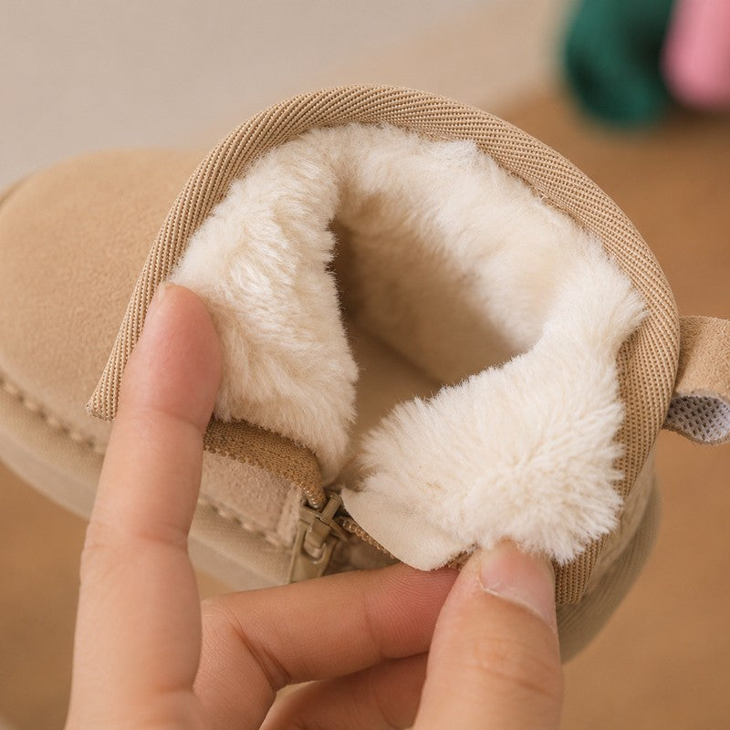 Kids' Ankle Boots - Side Zip Winter Boots