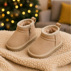Kids' Ankle Boots - Side Zip Winter Boots