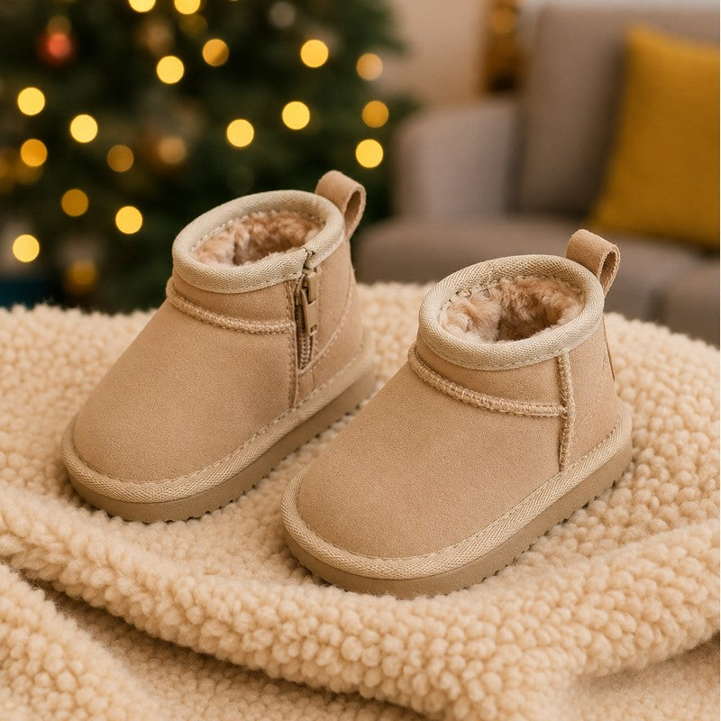 Kids' Ankle Boots - Side Zip Winter Boots