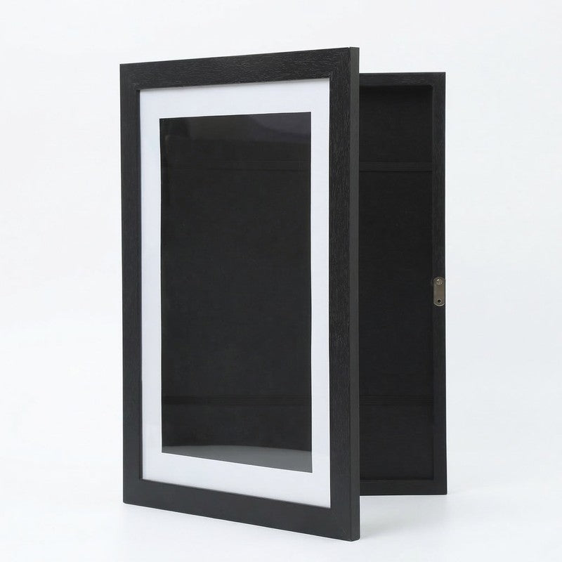 Kids Artwork Storage Display Frame - Front-Opening Hinged Door