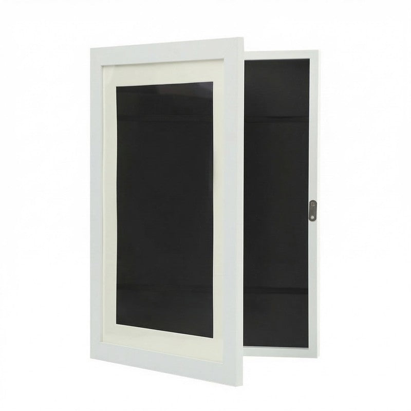 Kids Artwork Storage Display Frame - Front-Opening Hinged Door