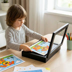 Kids Artwork Storage Display Frame - Front-Opening Hinged Door