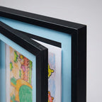 Kids Artwork Storage Display Frame - Front-Opening Hinged Door