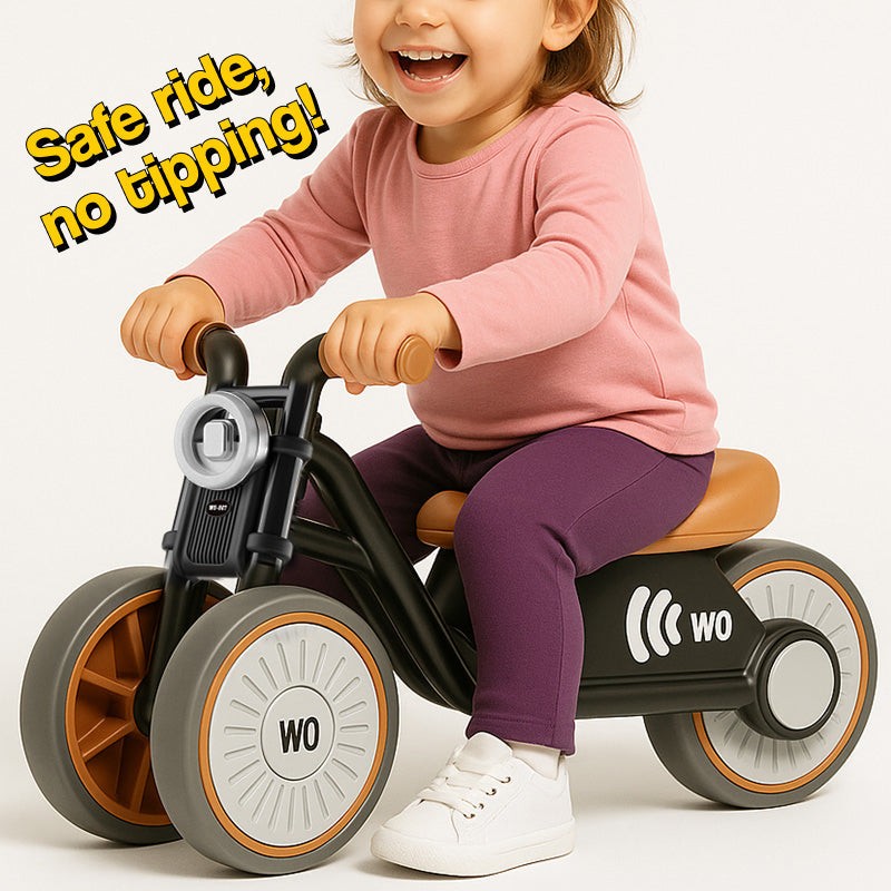 Kids' Balance Motorcycle - Triple Wheel