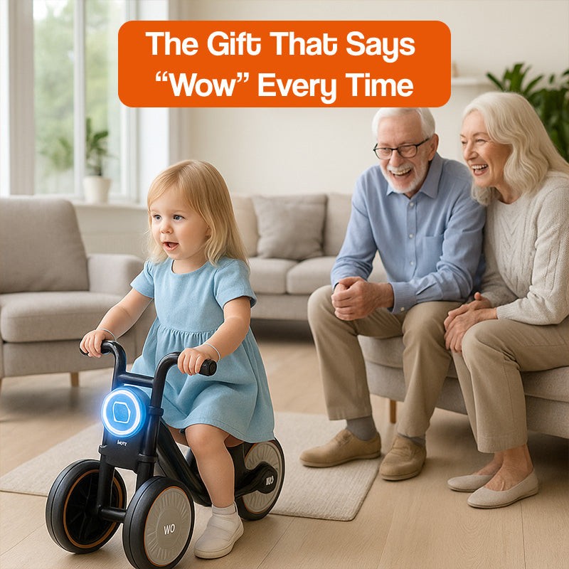 Kids' Balance Motorcycle - Triple Wheel
