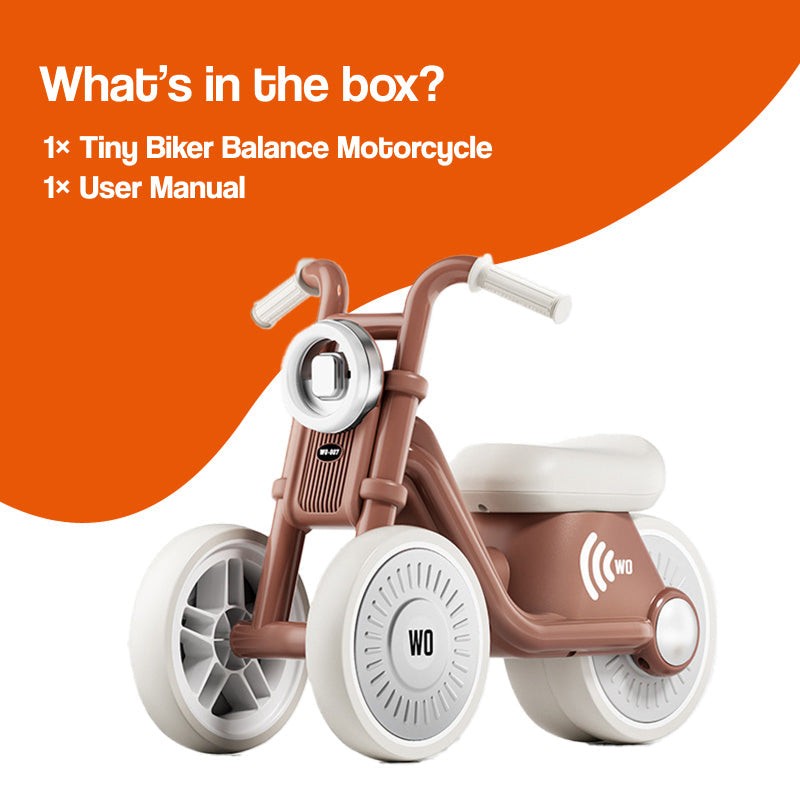 Kids' Balance Motorcycle - Triple Wheel