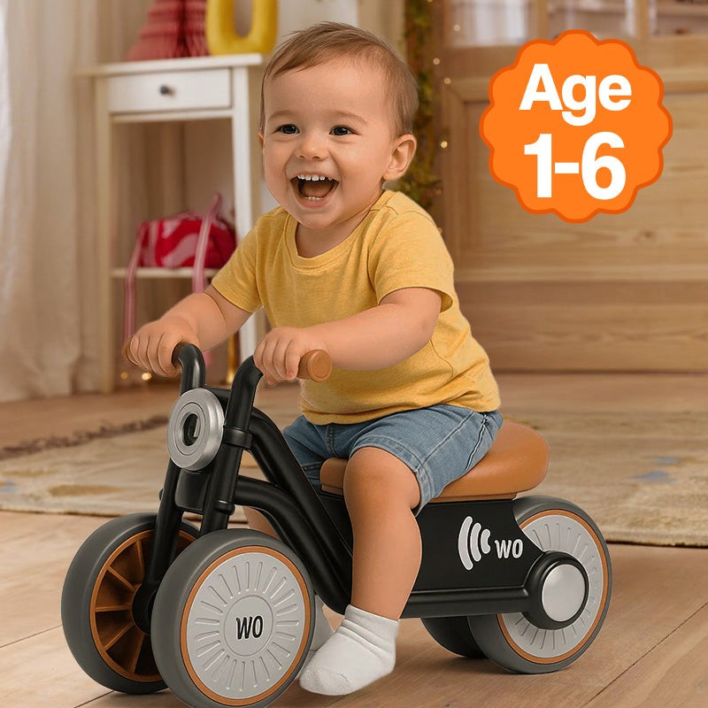 Kids' Balance Motorcycle - Triple Wheel