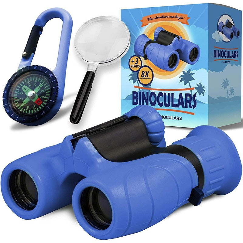 Kids Binoculars with Accessories - 8x21 Magnification
