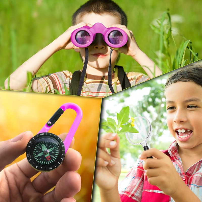 Kids Binoculars with Accessories - 8x21 Magnification