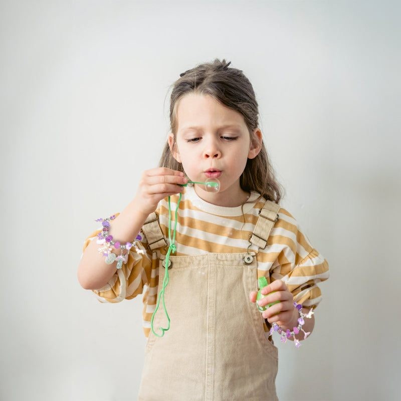 Kids' Bracelet Making Kit - Rainbow Charms and Beads
