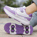 Kids' Convertible Skate Sneaker - Low-Top with Detachable Wheels