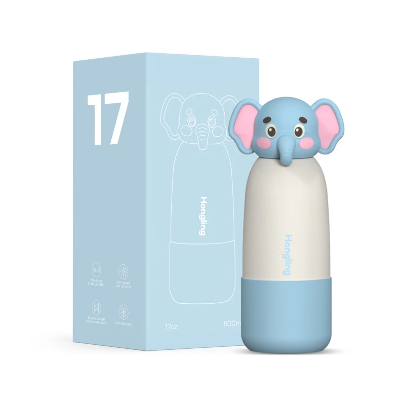 Kids Cup with Removable Animal Lid - Vacuum Insulated