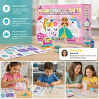 Kids DIY Paper Craft Box - 20 Projects with Assorted Themes