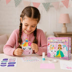 Kids DIY Paper Craft Box - 20 Projects with Assorted Themes