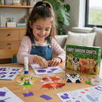 Kids DIY Paper Craft Box - 20 Projects with Assorted Themes