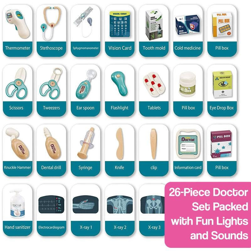 Kids' Doctor Play Set - Pretend Play Kit