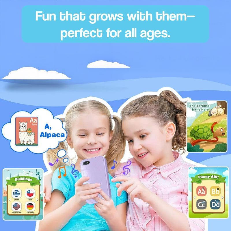 Kids Educational Toy Smartphone with Preloaded Content