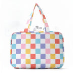 Kids Fold-Out Travel Organiser Bag - Hanging Storage Compartments