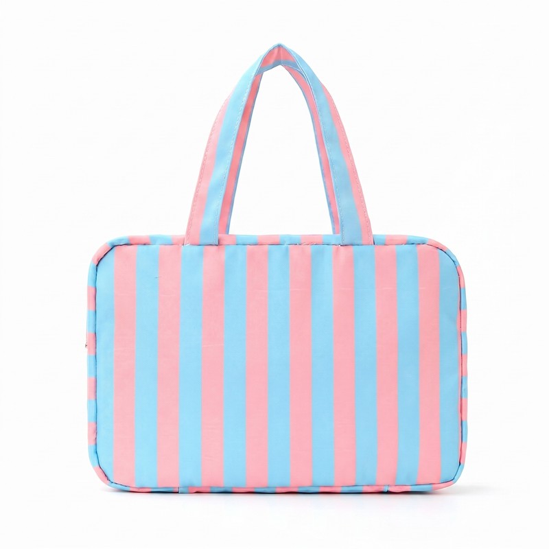 Kids Fold-Out Travel Organiser Bag - Hanging Storage Compartments