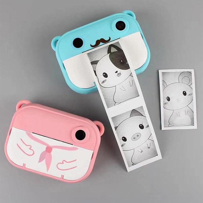 Kids Instant Print Camera - Dual Function Bear
