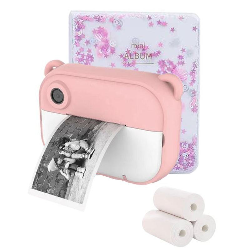 Kids Instant Print Camera - Dual Function Bear