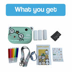 Kids Instant Print Camera - Dual Function Bear