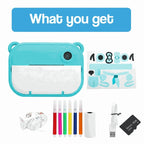 Kids Instant Print Camera - Dual Function Bear