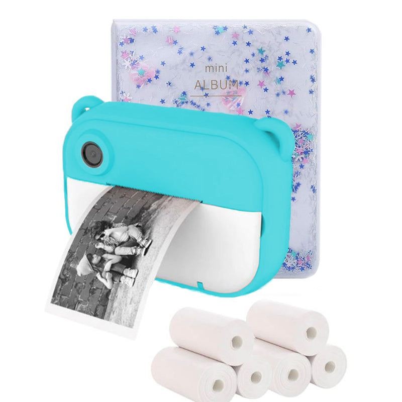 Kids Instant Print Camera - Dual Function Bear