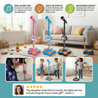 Kids Karaoke Machine with Microphone and Adjustable Stand