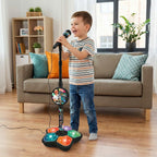 Kids Karaoke Machine with Microphone and Adjustable Stand