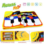 Kids Musical Play Mat - 8-in-1 Piano Keyboard with Instrument Sounds