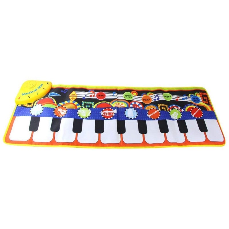 Kids Musical Play Mat - 8-in-1 Piano Keyboard with Instrument Sounds
