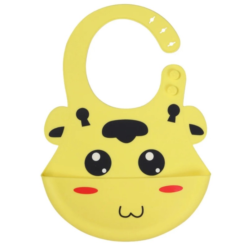 Kids Plate - Adjustable Bib with Food-Catch Pocket