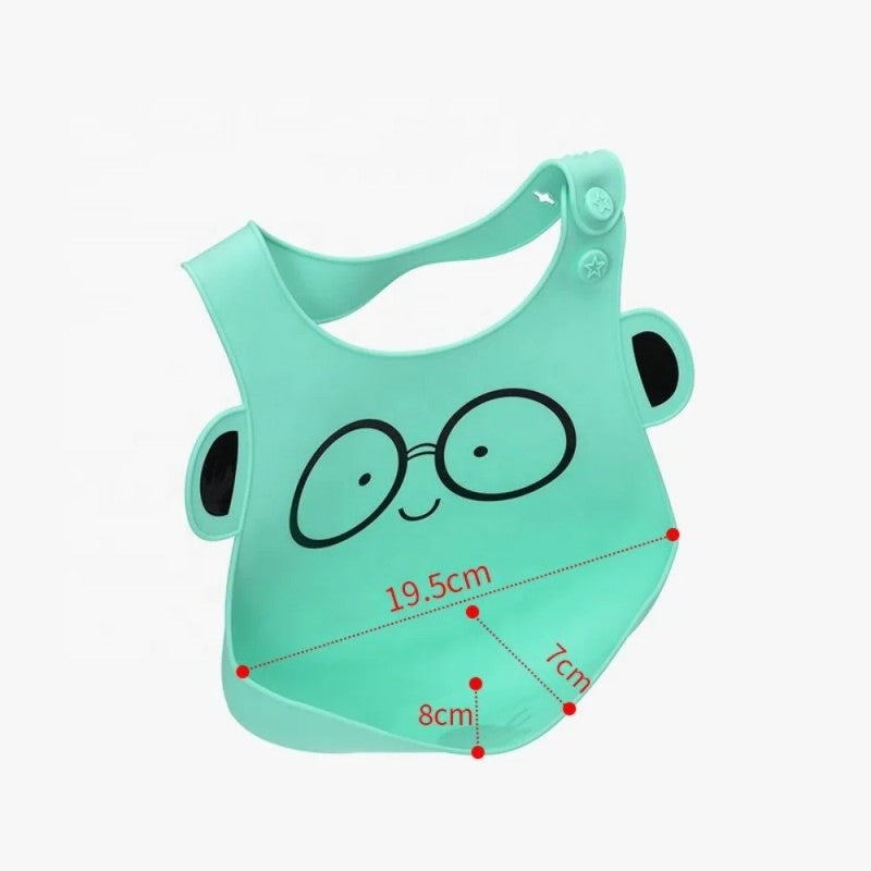 Kids Plate - Adjustable Bib with Food-Catch Pocket