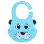Kids Plate - Adjustable Bib with Food-Catch Pocket