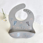 Kids Plate - Adjustable Neck Closure with Cartoon Animal Prints
