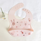 Kids Plate - Adjustable Neck Closure with Cartoon Animal Prints