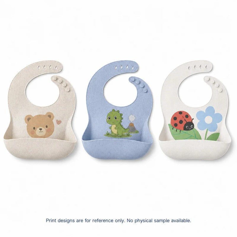 Kids Plate - Adjustable Silicone Baby Bib