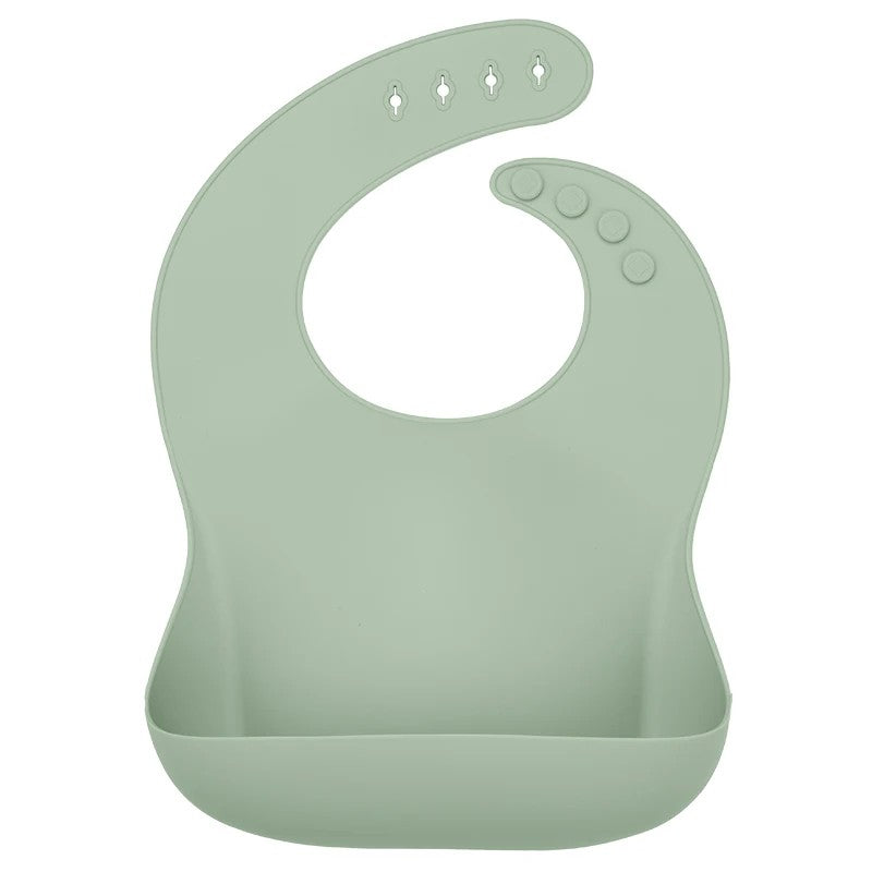 Kids Plate - Adjustable Silicone Baby Bib
