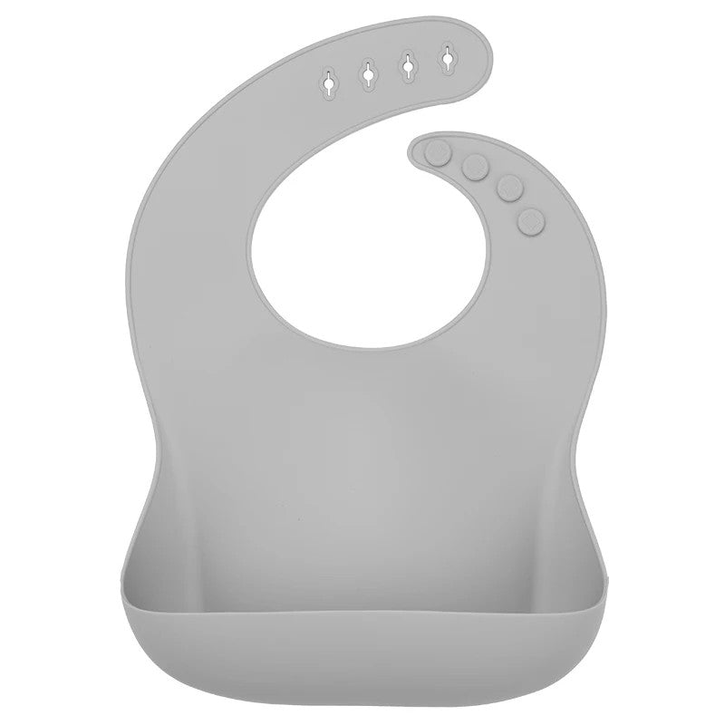 Kids Plate - Adjustable Silicone Baby Bib