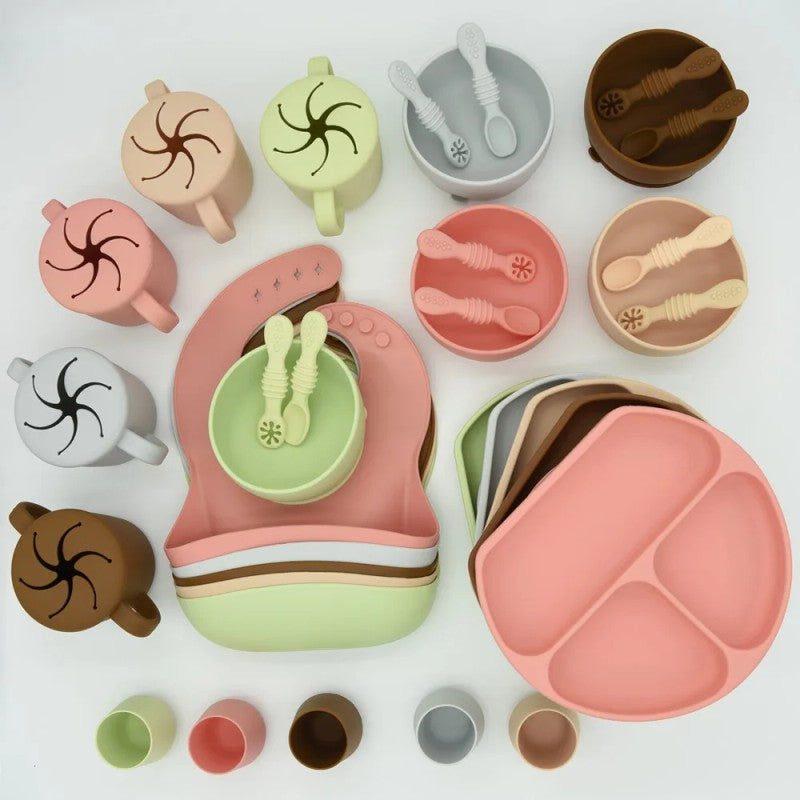 Kids Plate - Roll-Up with Crumb Catcher